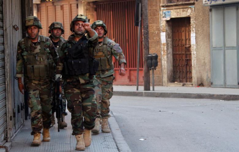 Lebanese army in Tripoli 